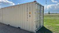 20ft storage container with door on one end