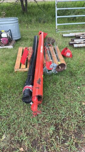 Pencil auger/ bin anchors