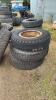 4- 9.00-20 tires (3 on rims)
