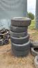 Assorted used tires