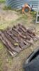 Large assortment of cultivator shovels