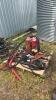 Assorted belts and shop supplies