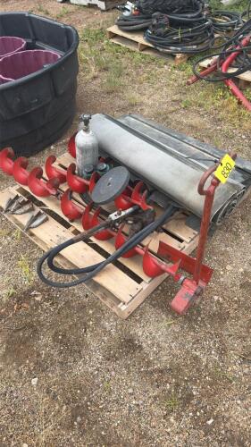 Bin sweep/ partial swather drape