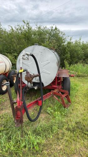 Portable 500 gal fuel tank