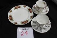 Cups & saucers, plate
