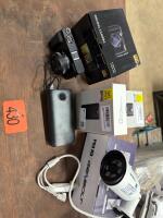 Digital camera,3- power banks,security camera