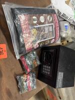 2-magnetic screen doors,mini safe,bracelets