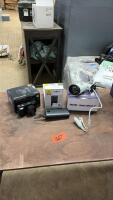 Digital camera, 3 power banks, 1 security camera