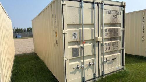 20ft storage container w/1 end door