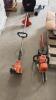 Chainsaw and weed whacker
