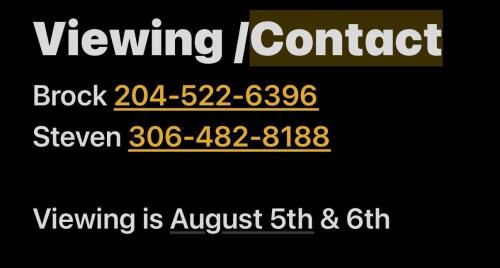 Viewing/Contact info