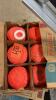 2 boxes clays, 1 clay thrower