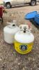 2- propane tanks empty