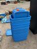 Assortment of storage tubs