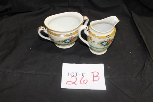 noritake cream & sugar