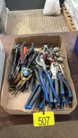 Assorted pliers