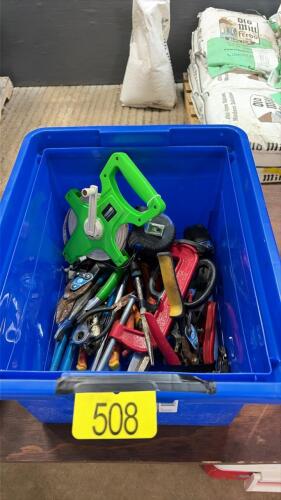 Assorted hand tools
