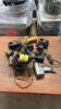 Assorted batteries tools and chargers