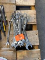 Assortment of metric wrenches