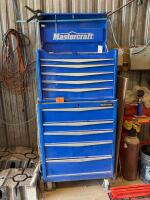 Mastercraft tool box contents included