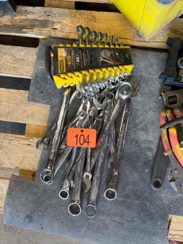 Assortment of wrenches