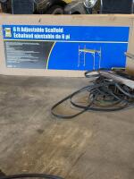 New 6ft adjustable scaffold