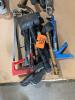 Hack saws, caulking gun, rubber hammers
