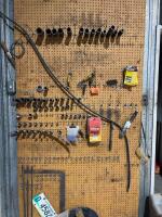 Assorted sockets & shop tools