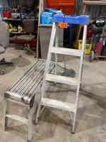 Step ladder and small ladder