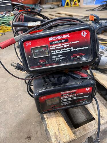 2- battery chargers