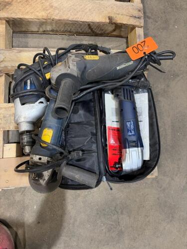 Assorted power tools