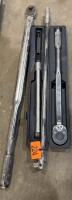 2 - 3/4 drive torque wrenches sway bar and extension