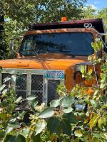 International single axle dump truck