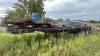 42 ft tri axle flat deck trailer