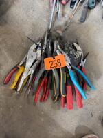 Assortment of pliers