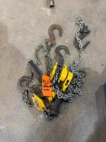 2- small chain hoist