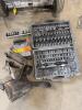 Partial socket set, dewalt laser level (no battery) and pouch