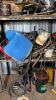 Oil jugs, hoses, tarps, 4- case. of oil - 2