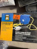 2- Retractable cord reel w/trouble light