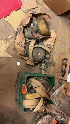 Assorted ratchet straps