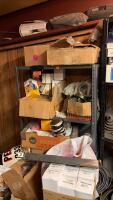 Grey shelf (contents included)