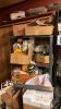 Grey shelf (contents included)