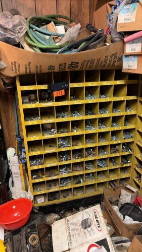 Bolt bin(contents included)