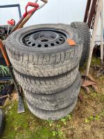 4- tires on rims 225/65R16