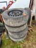 4- tires on rims 225/65R16