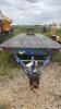 24&rsquo; homemade heavy duty pintle hitch trailer w/ramps - 2