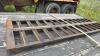 24&rsquo; homemade heavy duty pintle hitch trailer w/ramps - 4