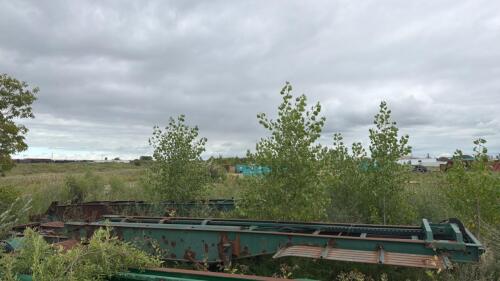 Tridem Trailer frame w/5th wheel at back