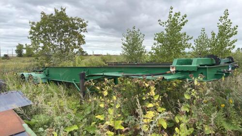 Tridem Trailer frame w/ 5th wheel plate at back