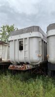 Tridem end dump trailer